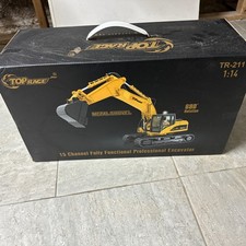 Top Race 15 Channel Fully Functional Professional Excavator NIB Almost Xmas picture