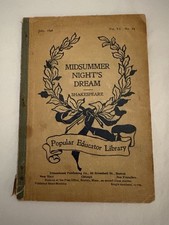 Popular Educator Midsummer Night’s Dream Shakespeare Antique 1898 Vintage picture