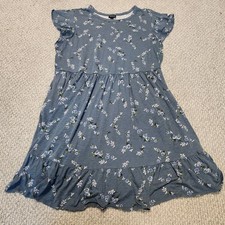 Torrid Blue Floral Ruffle Hem Dress Size 2 picture