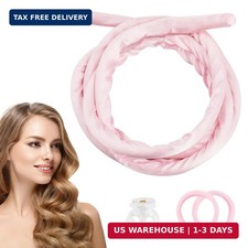 Pinkiou Heatless Hair Curler,Overnight Curls to Sleep In, Satin Velvet No Heat C picture