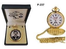 Doc Holliday Commemorative Pocket Watch | Wild West Gunslinger Gift 1852-1887 picture