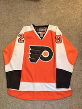 Vintage Claude Giroux Philadelphia Flyers #28 Reebok NHL Hockey Jersey Size 54 picture