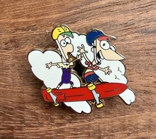 HTF Disney Channel Phineas and Ferb on Skateboard Jerry Leigh 2012 Pin picture