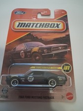 2026 Matchbox Super Chase 1968 Ford Mustang Fastback Black 1:64 New picture