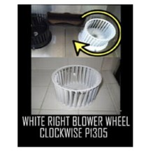RIGHT BLOWER WHEEL (WHITE) CLOCKWISE SPINNING P1305 OEM Parts picture