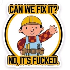 Can We Fix It Sticker  picture