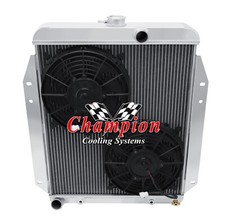 ER Champion 3 Row Radiator W/ 2 10