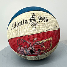 Vtg 1996 Atlanta Olympics Izzy Mascot Mini Basketball Souvenir Made in Taiwan  picture
