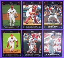 2007 topps St. Louis Cardinals Team Set + update picture