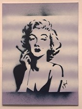 purple blue acrylic ink 