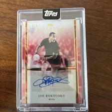 2026 Topps Rugby Legends Joe Rokocoko Auto Red /5 New Zealand All Blacks picture