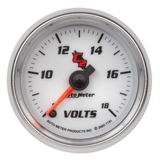AUTOMETER 2-1/16in C2/S Voltmeter Gauge 8-18 Volts- 7191 picture