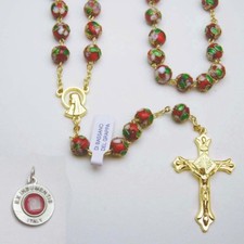 Bassano Ceramic Rosary - Red picture