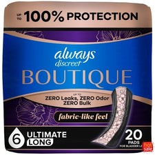 Boutique Incontinence Pads for Women - Extra Heavy - Long picture
