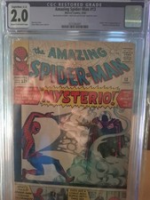 The Amazing Spider-Man #13 Cgc 2.0 Restored (Marvel Comics June 1964) picture
