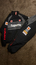 Supreme Ducati V4 2pc Nylon Colorblock Track Jacket & Pants Set Mens M picture