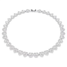 Ariana Grande x Swarovski necklace Mixed cuts, Heart, White - SALE picture