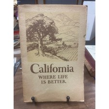 1922 California Where Life Is Better Travel Photo Booklet Yosemite San Francisco picture