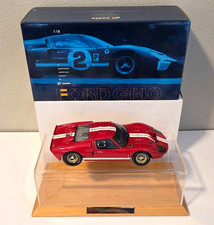 Exoto 1966 Ford GT40 Mk II Red Racing Legends Diecast 1:18 w/Display Case *READ* picture