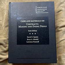 American Casebook Series Contracts 6th HC Epstein Markell Ponoroff 2022 picture