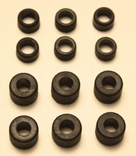 6 Rear + 6 Front Tires for Tyco 440x2  Mattel HPX2 Tyco 440 Slot Cars 12 Tires picture