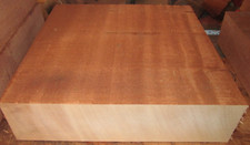 BEAUTIFUL LARGE KD AFRICAN MAHOGANY BOWL BLANK LATHE LUMBER CARVE 14