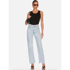 AGOLDE 90s Pinch Waist High Rise Straight Leg Jeans Size 26 | Retro Cool Girl picture