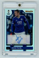 2021-22 Topps Merlin Collection Chrome UCL Auto Jamie Vardy #A-JV Auto picture