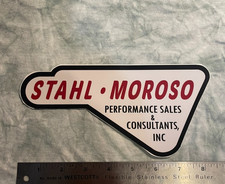 STAHL MOROSO PERFORMANCE Repro of Vintage DRAG RACING Sticker Decal picture