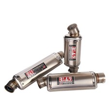 Motorcycle Slip On Universal 51mm Tips Stainless Steel Pipe Exhaust Muffler  Tip picture