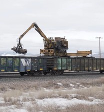 HO-Scale 1:87 “Jimbo” Tie Crane, Static 3D Printed Model picture