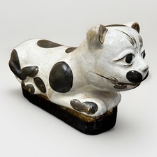 Antique Chinese 14-15 Century Yuan Ming Dynasty Porcelain Cizhou-Ware Cat Opium picture