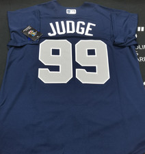 Aaron Judge #99 NYY Navy Cool Base Sewn Stitched Jersey. picture