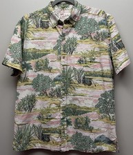Kahala x Kohana Distillery Men’s Hawaiian Short Sleeve 100 % Cotton Shirt M picture