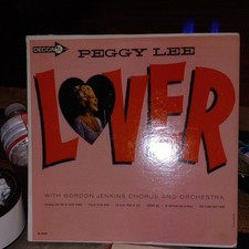 Peggy Lee Lover Decca Vinyl Record Signed “Love, Peggy Lee” Original Music picture