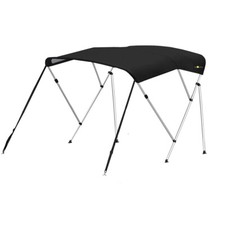 Oceansouth Standard BIMINI TOP 3 Bow Boat Cover 6ft Long With Rear Poles picture