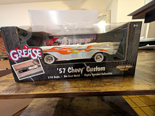 Ertl Collectibles American Muscle Grease 1957 Chevy Custom 1:18 Diecast White picture