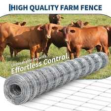 High-Zinc Galvanized Fixed Knot Field Fence Roll - Heavy-Duty Woven Wire Mesh picture