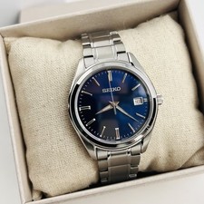 Seiko Essentials SUR309 Blue Dial Men's Stainless Steel Quartz Watch 40.2mm picture