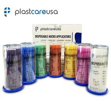 400 Micro Brushes Applicators Microbrush Dental (Regular, Fine, Super Fine) Eye picture