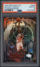 Upper Deck 1999-00 Encore Michael Jordan A Higher Power #MJ5 PSA 8 picture