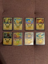 30th Celebration Pikachu 8 Different  Cards picture