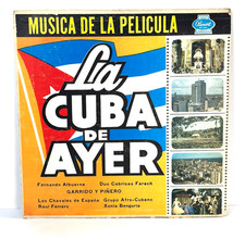 La Cuba De Ayer LP Vinyl Panart Records LP-3099 Cuban Music Soundtrack Vintage picture