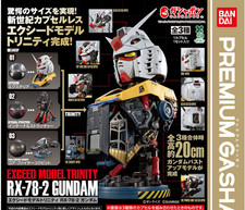 EXCEED MODEL TRINITY RX-78-2 Gundam Standard 3 Set No LED Bandai Japan picture