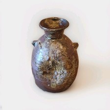 Janet Leach St Ives Studio Pottery Lugged Vase Stoneware JL Mark Bernard Leach picture