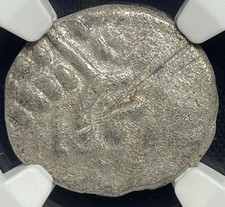 Ancient Britain Durotriges 60-20 BC, Celts SILVER Bi Stater Celtic Coin, NGC VF picture