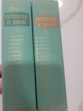 Meta Given's Cookbook Modern Encyclopedia of Cooking 2 Volume Set 1955 1st Ed picture
