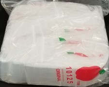Original Apple Bags CLEAR Resealable Baggies Wholesale 1k  10k  50k Choose Size picture