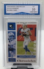 2020 Panini Chronicles Justin Herbert Chargers Rookie Card #53 Gem Mint 10 picture