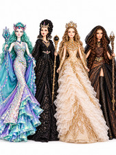 *NEW Barbie Faraway Forest Col; Rare Limited Edition/Production; 4 Doll Set NRFB picture
